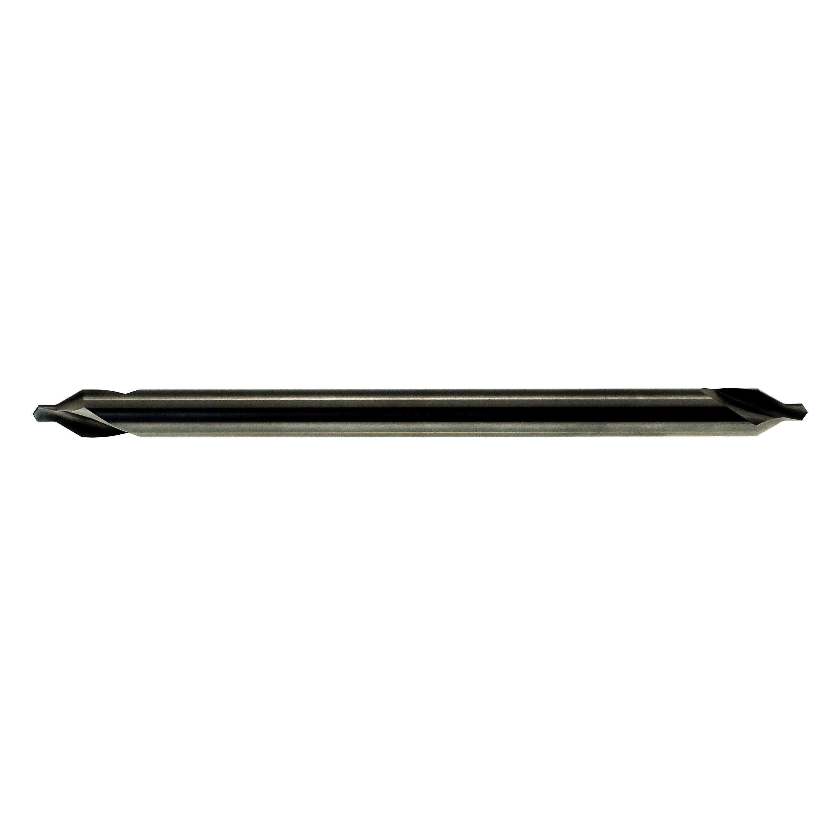Drillco 35E004C 3575E Imperial Long Length Plain Combined Drill and Countersink, 1/8 in Drill - Fraction, 0.125 in Drill - Decimal Inch, 60 deg Included Angle, 60 deg Point Angle, HSS, Bright - Combined Drill & Countersinks